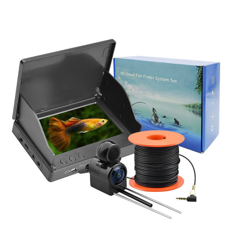 Fishing Rod Ice - Kit Pancing Video 4,3 Inci dengan
