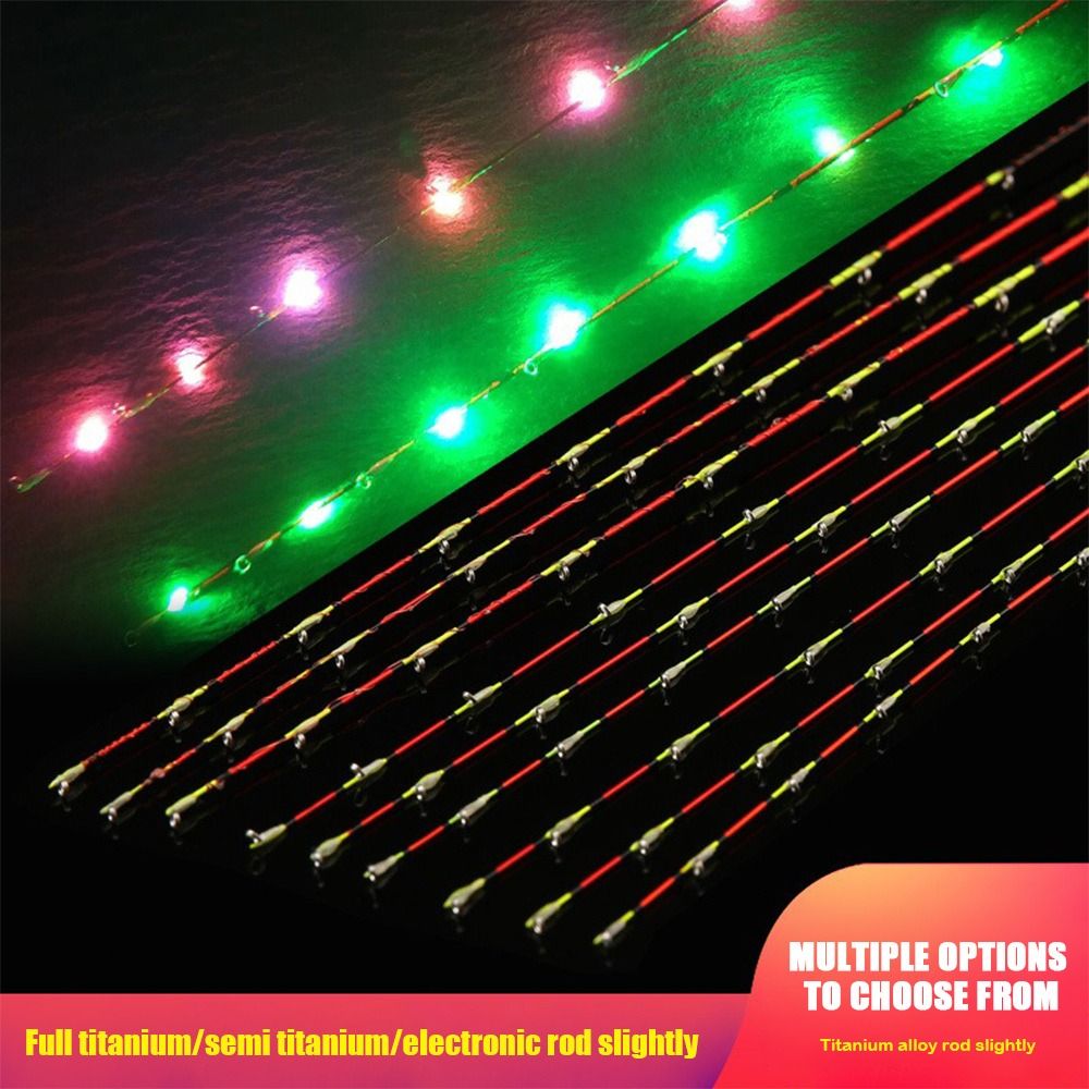 Fishing Rod Tip Replacement - 55Cm LED Setengah Titanium/Penuh Titanium Perahu/Rakit