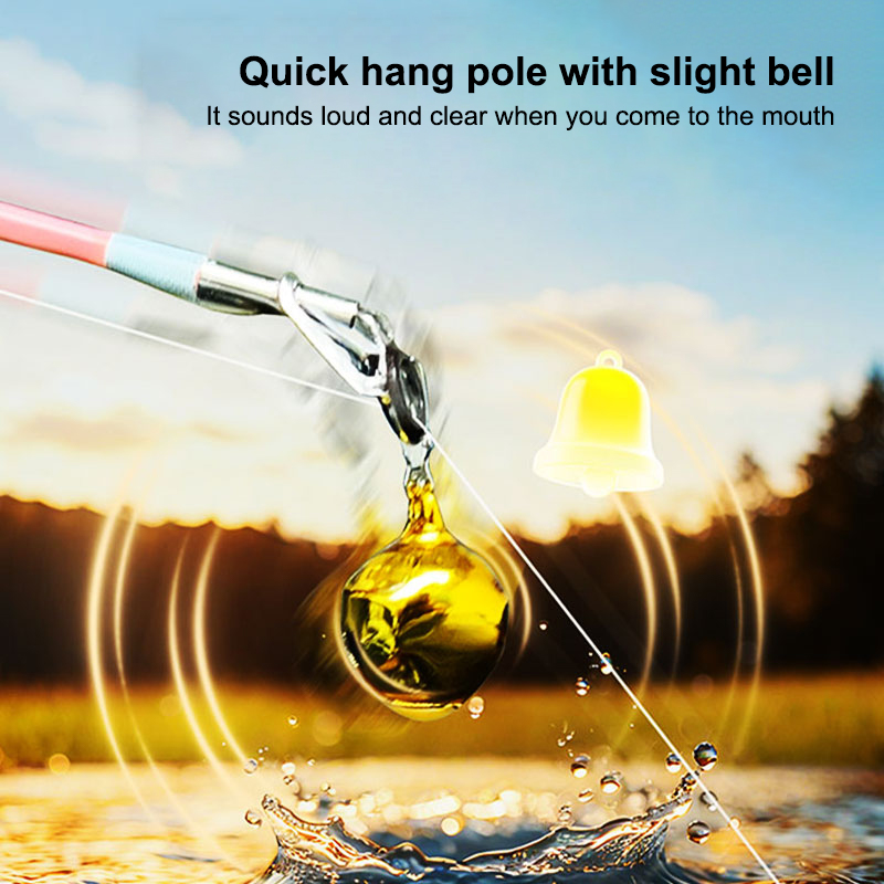 Fishing Rod Ice - 10/20 Buah Alarm Lonceng Pancing Klip