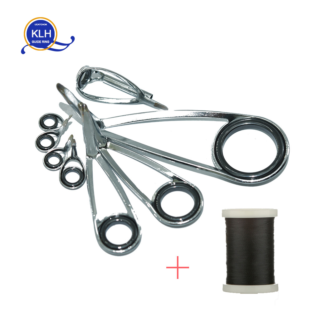 8 Buah/Kit KLH Cincin Panduan  - Fishing Rod Building Kit ulasan dan harga