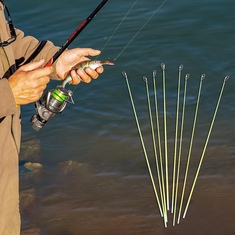 5Pcs Ujung Joran Pancing 42CM, - Fishing Rod Building Kit ulasan dan harga