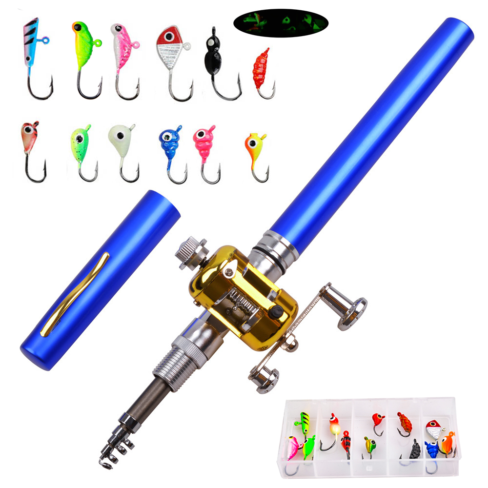 Joran pancing es Mini, tongkat - Fishing Rod Ice ulasan dan harga